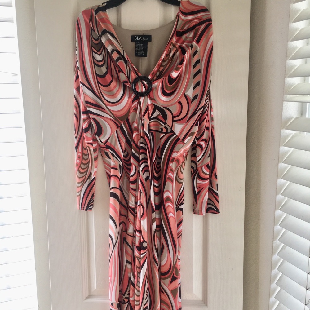 Spiral Swirl Pattern Dress